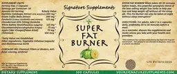 Label for Super Fat Burner