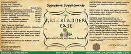 Label for Gallbladder Ease