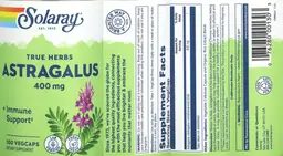 Label for Astragalus 400 mg