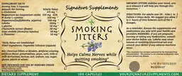 Label for Smoking Jitters