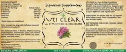 Label for UTI Clear