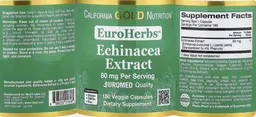 Label for Echinacea Extract 80 mg