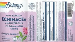 Label for Echinacea Angustifolia 125 mg