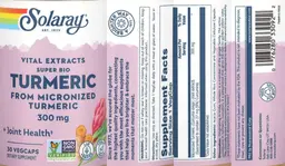 Label for Super Bio Turmeric 300 mg