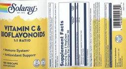 Label for Vitamin C & Bioflavonoids 1:1 Ratio