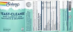 Label for Yeast-Cleanse