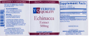 Echinacea Extract 500 mg