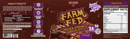 Label for Farm Fed Never Ending Chocolate