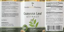 Label for Guayusa Leaf Extract