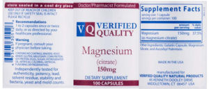 Magnesium (Citrate) 150 mg