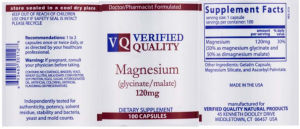 Magnesium (Glycinate/Malate) 120 mg