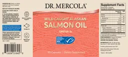 Label for Wild Caught Alaskan Salmon Oil