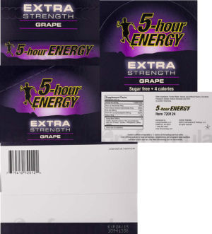 5-hour Energy Extra Strength Grape