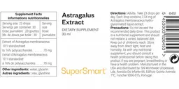 Label for Astragalus Extract