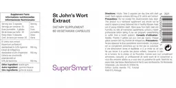 Label for St John's Wort Extract
