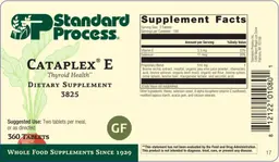 Label for Cataplex E