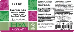 Label for Licorice