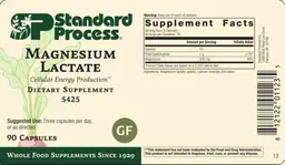 Label for Magnesium Lactate