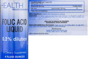 Folic Acid Liquid