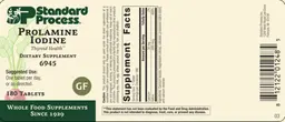 Label for Prolamine Iodine