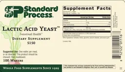Label for Lactic Acid Yeast