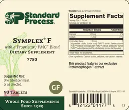 Label for Symplex F