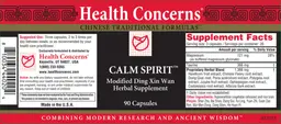 Label for Calm Spirit