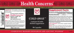 Label for Cold Away