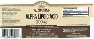 Alpha Lipoic Acid 200 mg