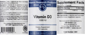 Vitamin D3 1000 IU