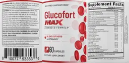 Label for Glucofort Max