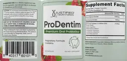Label for ProDentim
