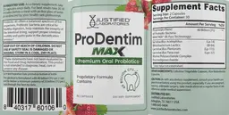 Label for ProDentim Max