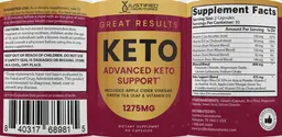 Label for Great Results Keto