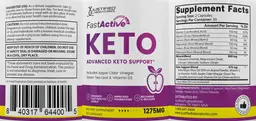 Label for Fast Active Keto