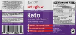 Label for Ketoglow Keto