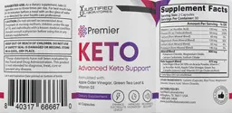 Label for Premier Keto