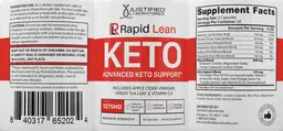 Label for Rapid Lean Keto