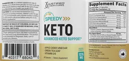 Label for Speedy Keto