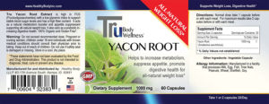 Yacon Root 1000 mg