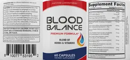 Label for Blood Balance
