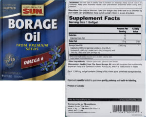 Borage Oil