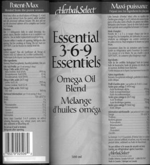 Essential 3-6-9 Omega Oil Blend