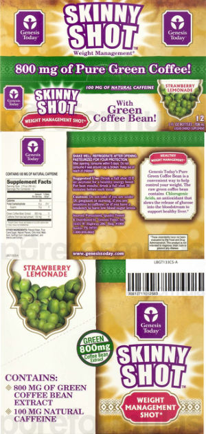 Skinny Shot Strawberry Lemonade