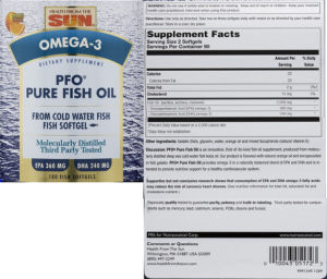 PFO Pure Fish Oil Orange Flavor