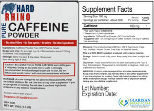 Pure Caffeine Powder