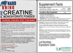 Pure Creatine Monohydrate Powder