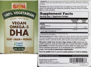 Vegan Omega-3 DHA