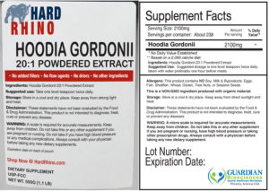Hoodia Gordonii 20:1 Powdered Extract