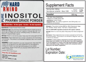 Pure Inositol Pharma Grade Powder